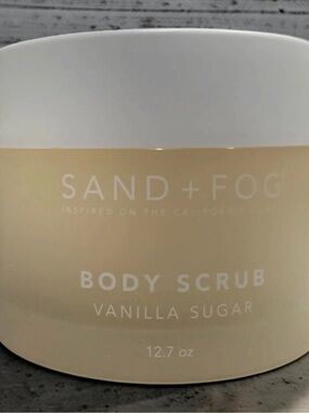 Sand + Fog Vanilla Sugar Body Scrub — Cream